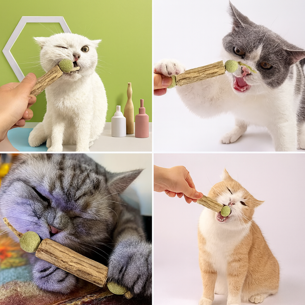 KattSmile - Leksak för tandrengöring med kattmynta